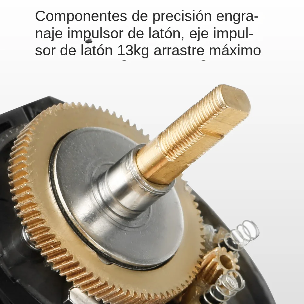 Carrete de pesca JOHNCOO MT200 carrete de fundición de cebo juego grande 13kg arrastre máximo carrete de pesca de jigging 11 + 1 BB 7,1: 1 carrete de Baitcasting - imagen 4