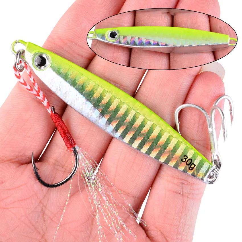 Juego de Señuelos de Pesca de Metal, cebo Artificial de 25 piezas, 14g, 20g, 30g, 40g, Jigbait - imagen 3