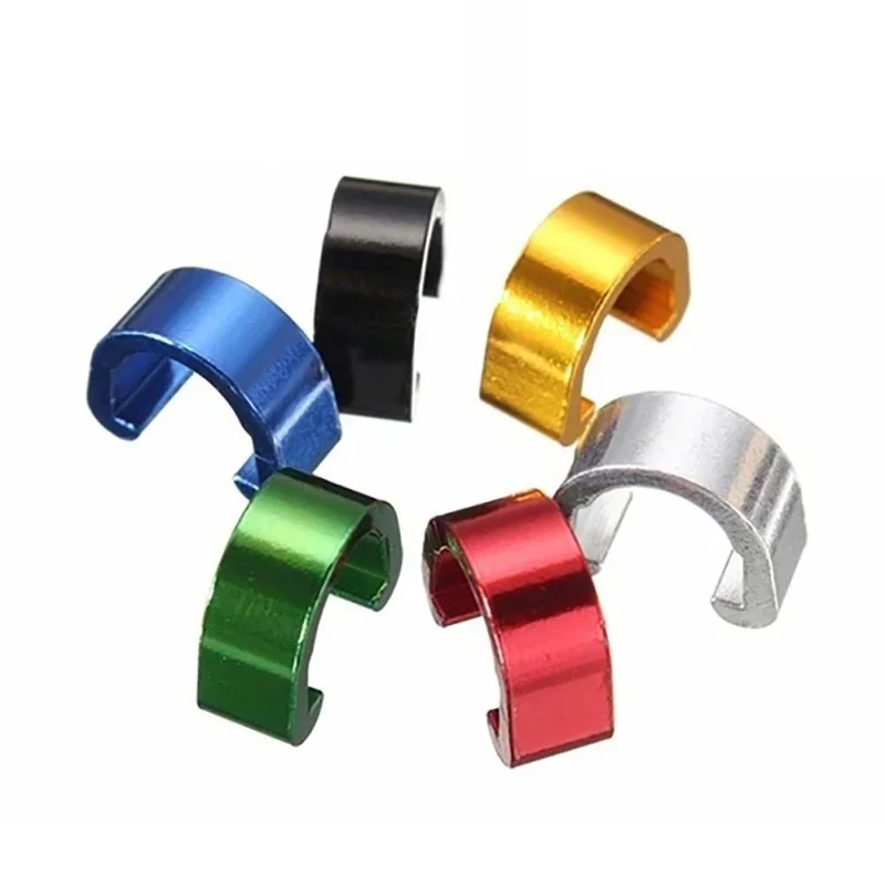 Hebilla C de aleación de aluminio para bicicleta, 10 Uds. - imagen 5