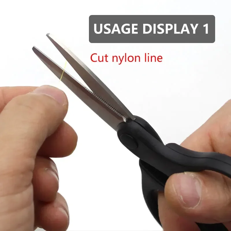 Alicates multifuncionales para sedal de Pesca, tijeras de acero inoxidable 420, utilizados para cortar plomo y línea, accesorios de Pesca - imagen 3