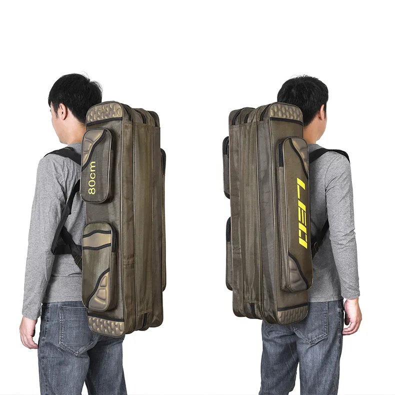 Bolsa de Pesca 80/90 cm 3 Capas Gran Capacidad Portátil