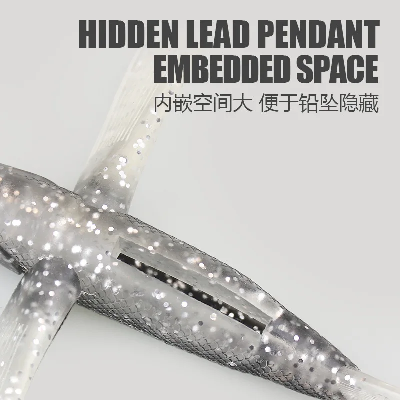 MUKUN 1 Uds. 16,5 cm 70g cebo blando para peces voladores grandes es un cebo blando de tamaño relativamente grande, adecuado para atrapar algunos peces grandes - imagen 3