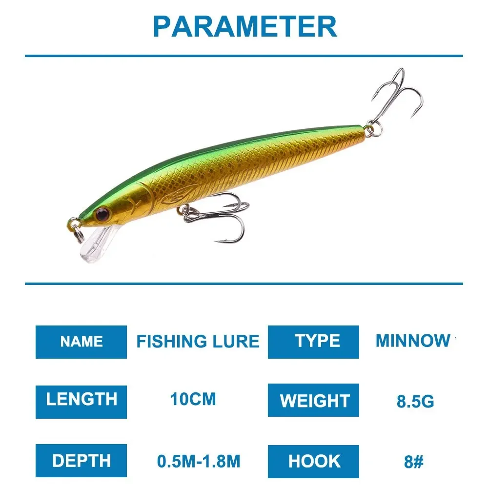 Señuelos Crankbait Mini flotantes tipo pececillo para pesca - imagen 2