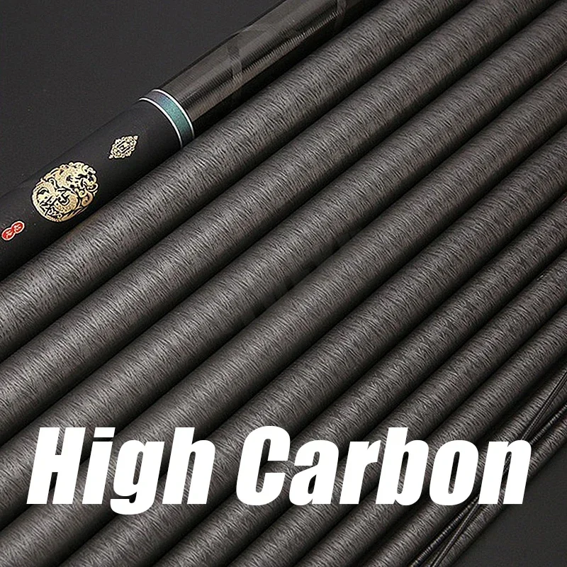 Caña de pescar de mano ultraligera superdura de 9M/10M/11M/12M/13M 19H, caña de pescar telescópica de alta calidad para carpa - imagen 3