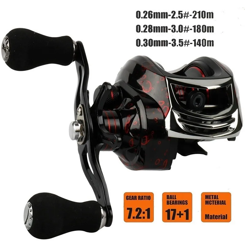 Sougayilang-Juego de pesca de fundición, caña de pescar de fibra de carbono de 4 secciones y carrete de pesca de fundición 17 + 1BB para pesca de viajes al aire libre - imagen 4