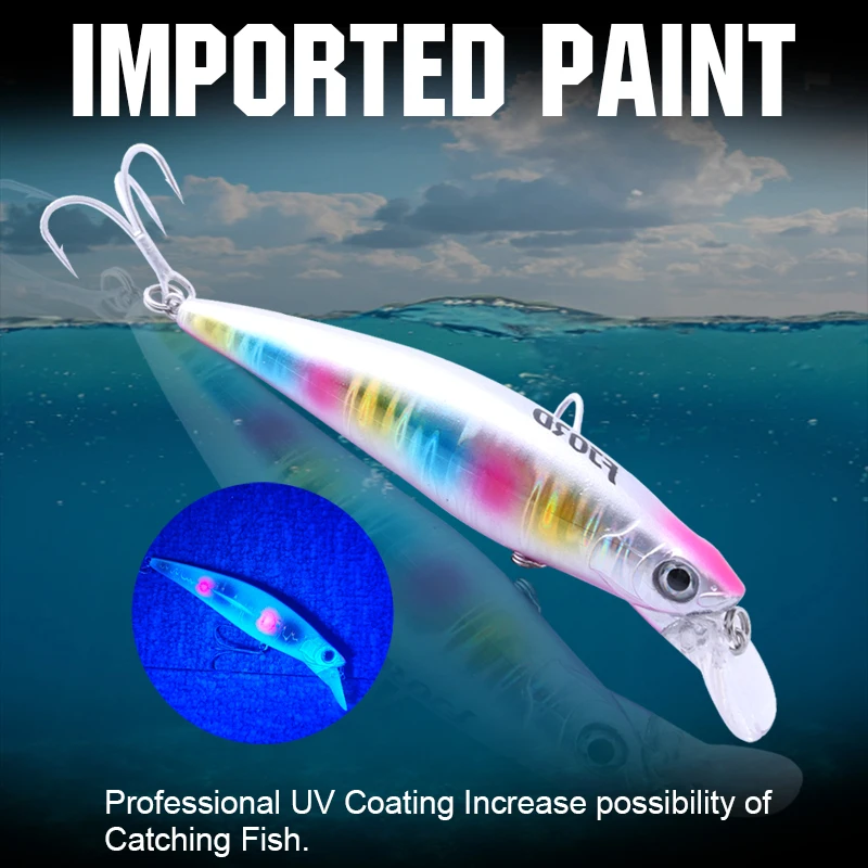 FJORD 90mm 31g Laser Miracle Sinking Black Minnow Hard Triple Hook Seawater Saltwater SwimBait Artificial Pesca Fishing Lure - imagen 3