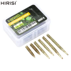 Hirisi-manguitos antienredos para pesca de carpa, conectar con gancho para aparejos terminales de pesca de carpa, accesorios de pesca AH004