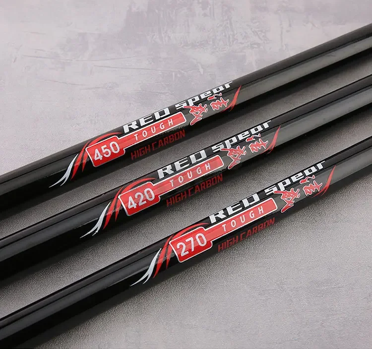 Dos postes de bicicleta de fibra de alta velocidad roja 470 de alta fibra