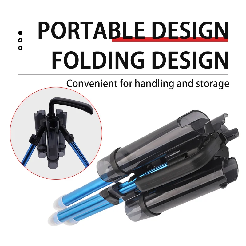 ZYZ soporte para caña de pescar, trípode plegable y portátil de aleación de aluminio, caña de pescar COLGADOR PARA, accesorios para aparejos - imagen 4