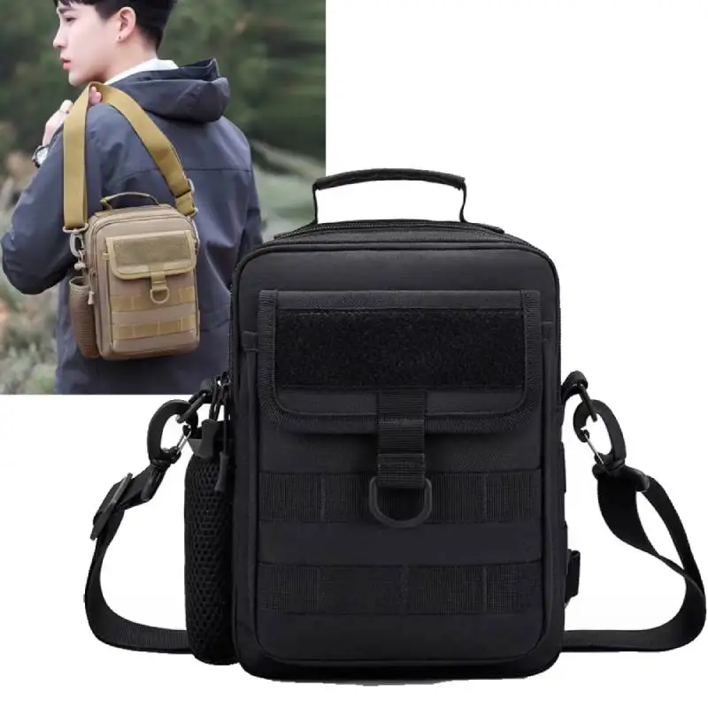 Riñonera táctica para escalada, bolso de viaje Molle, senderismo al aire libre, ciclismo, senderismo, caza, bolsos de hombro, riñonera de mensajero para hombre