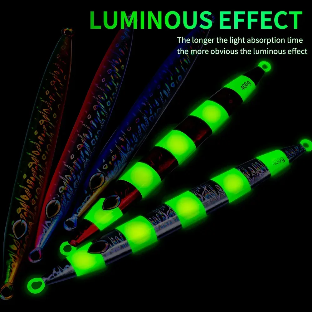 Señuelo de pesca con plantilla de Metal de velocidad rápida, 1 Uds., SPY-C, 120g/200g/300g/400G, apagado de la costa, cuchara de Jigging Vertical súper dura, aparejos de pesca - imagen 5