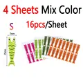 4 Sheets Mix Col S