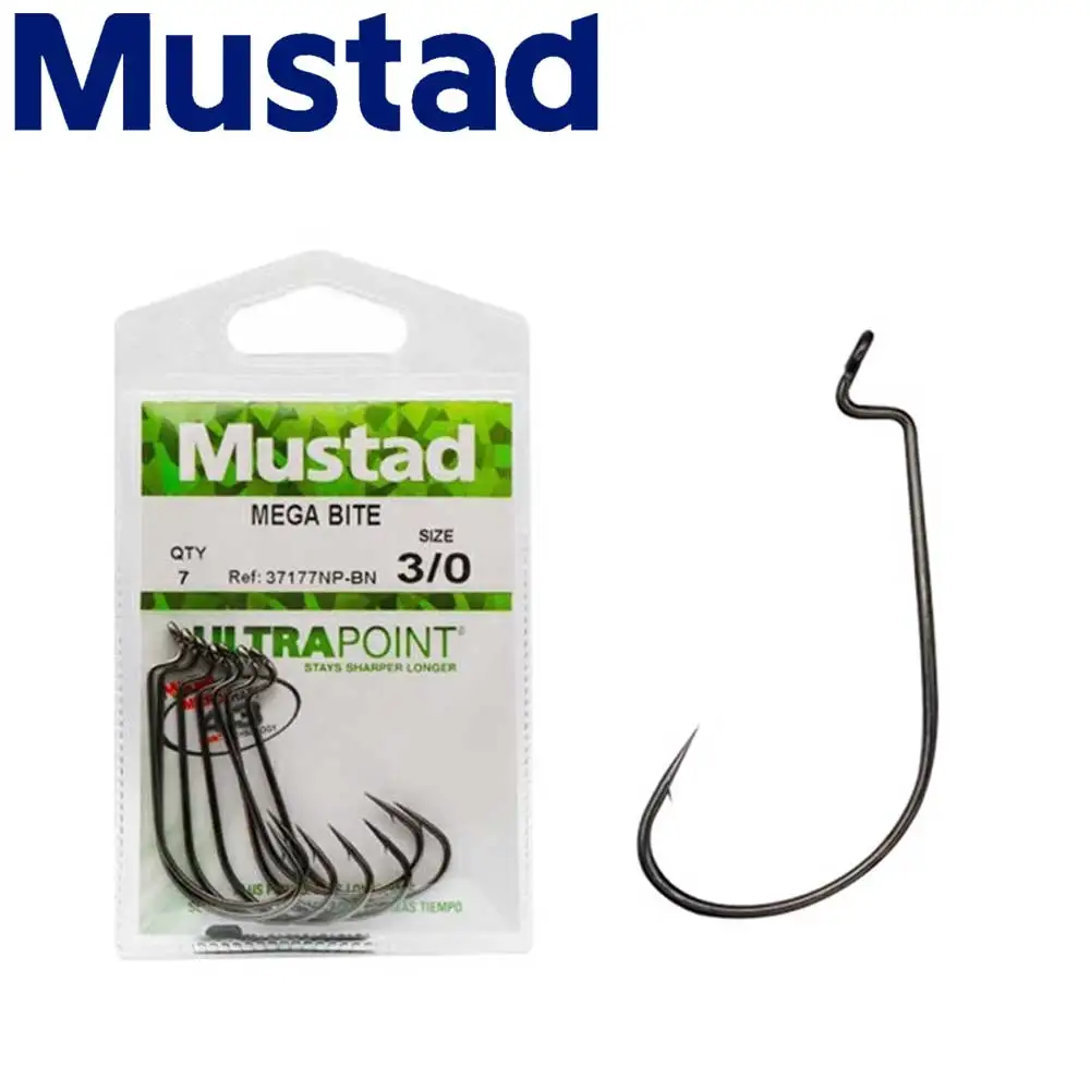Anzuelos Mustad Original de espacio ancho con agujeros