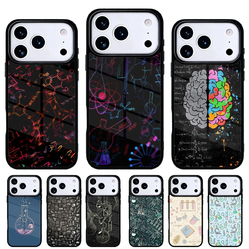 Funda iPhone con diseño de biología y química – Carcasa trasera