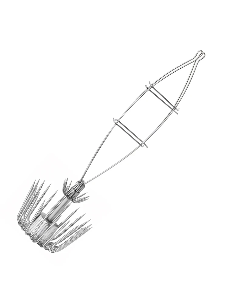 Anzuelo de calamar grande de doble capa, anzuelo de pulpo de 100g-200g, señuelo de pesca marina, 22 garras-26 garras, 1 unidad - imagen 5