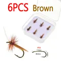 6pcs Brown