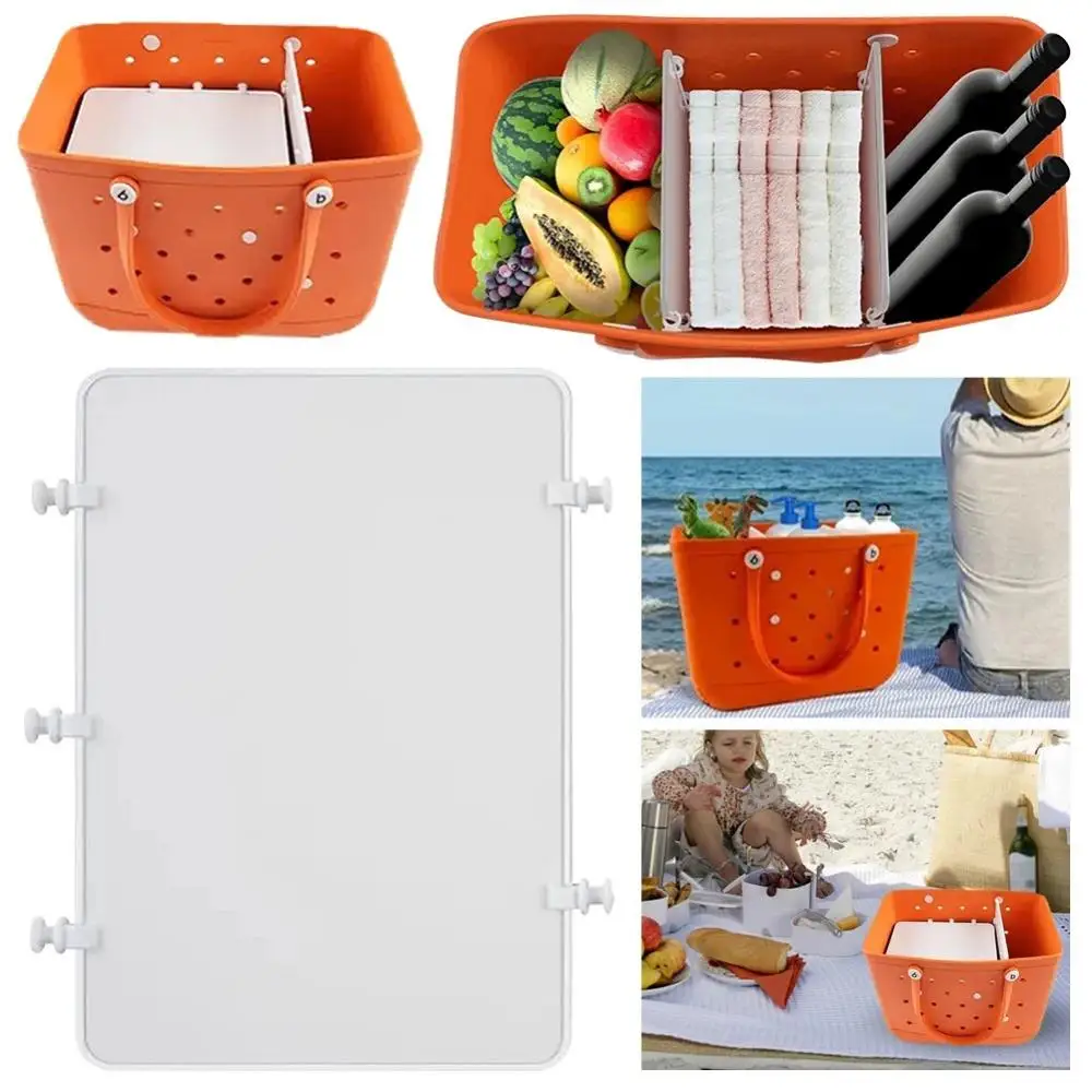 1 pieza de bandeja divisora de bolsa de playa, accesorio para bolsa de playa, bandeja divisora de playa, decoración de bolsa, accesorio para bolsa - imagen 4