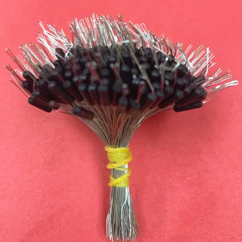 Flotador de pesca 300 Uds. Tapón de conector de equipo de pesca de línea de pescado antihebra resistente al frijol espacial de silicona - imagen 5