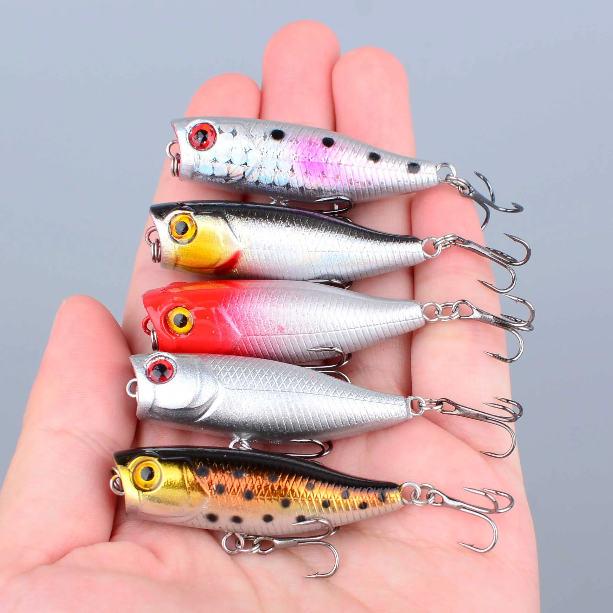 Minnow Señuelo Jerkbait Realista para Trucha y Bass – Plástico Duro - imagen 3