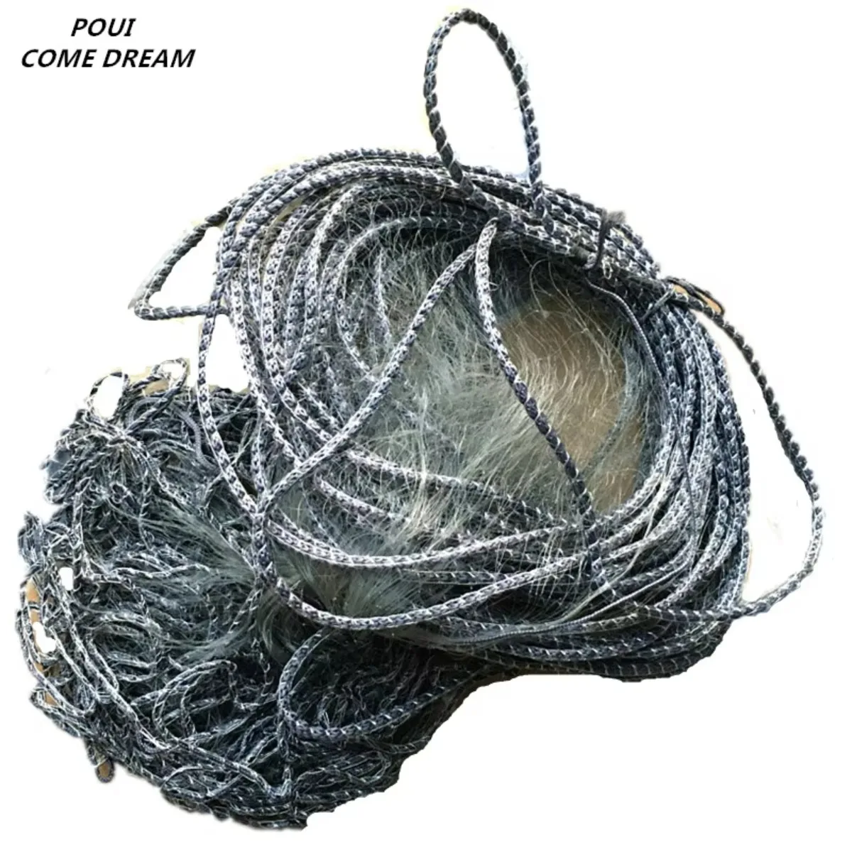 Boya De cuerda envuelta De rejilla De Finlandia y red De enmalle De plomo Red De Pesca De una sola capa Correa De Pesca H1.8m L30m malla 2,5 cm-6cm