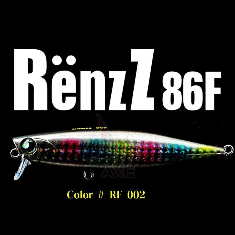 Riel de cebo duro importado Studio RenzZ 86F, flotante, Mino poco profundo, lubina marina con boca que resalta - imagen 3