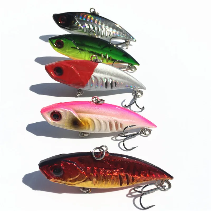 Señuelo de pesca VIB 6,5 cm 11g señuelos artificiales vibración cebo duro captura pez lubina bagre mandarín lote 5 piezas venta - imagen 2