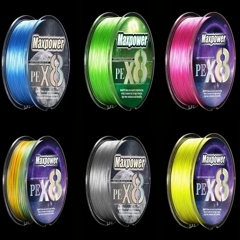 Dalima-sedal de pesca trenzado de PE, hilo de pescar trenzado de 1 piezas, tejido multifilamento, giratorio de 100m, resistencia a la abrasión - imagen 2