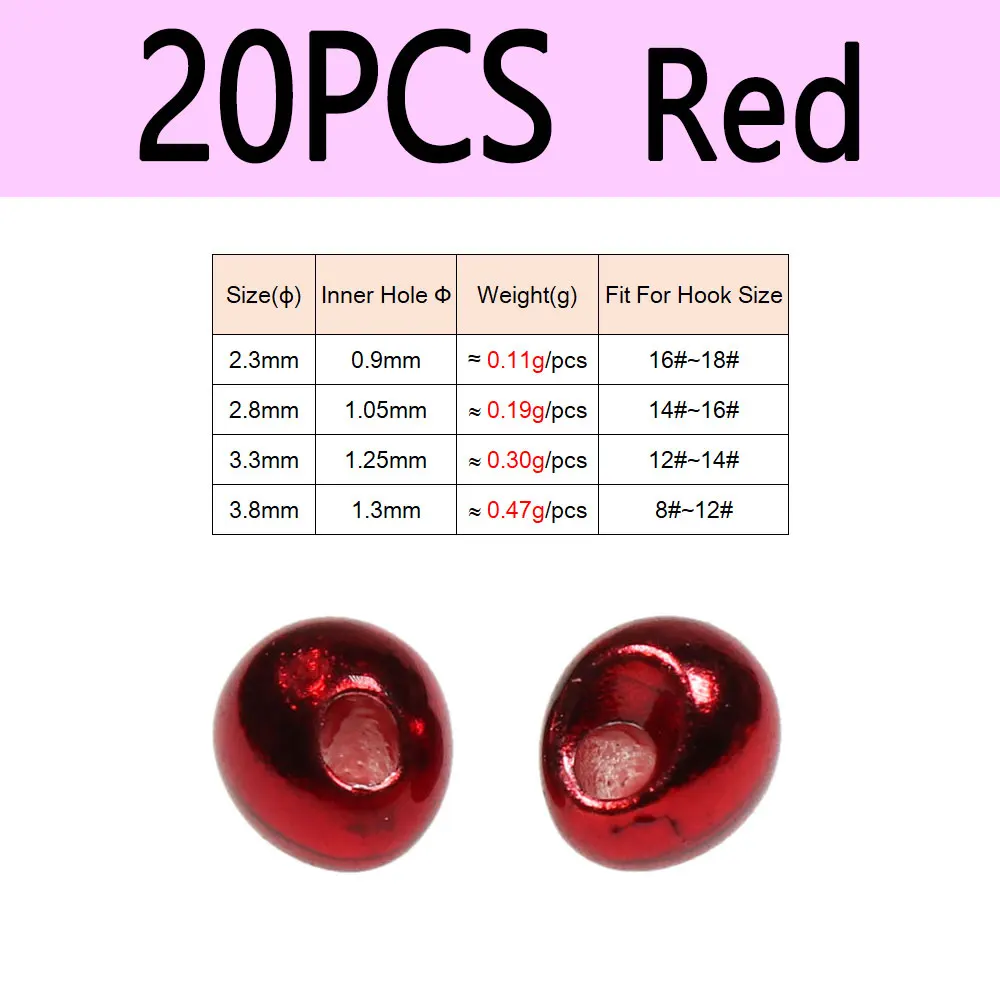 20pcs Red