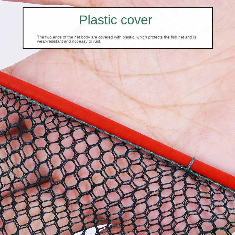 Red de langosta plegable de dos agujeros, red de pesca con resorte, suministros de pesca - imagen 5