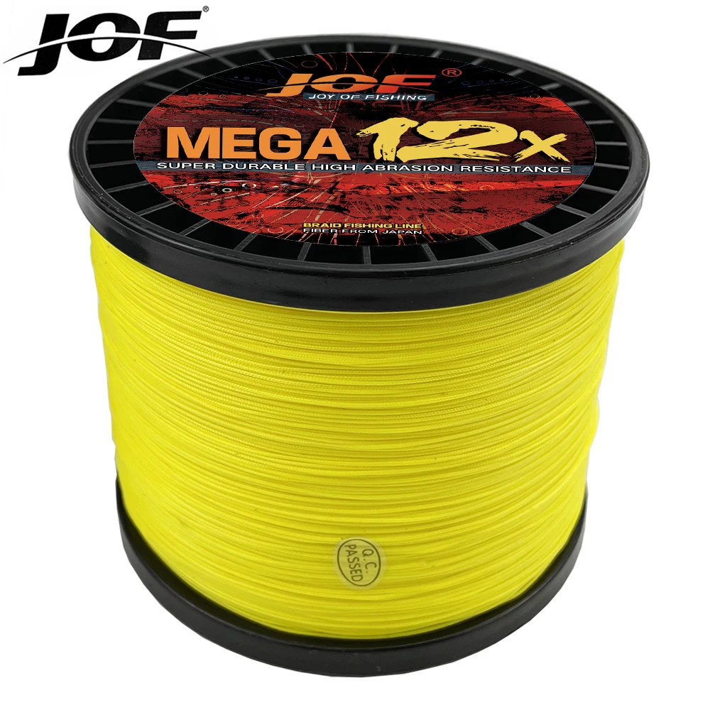 JOF-sedal de pesca multifilamento de 12 hebras, 1000M, 500M, 300M, 100M, pesca de carpa, cable trenzado japonés, accesorios de pesca de mar - imagen 3