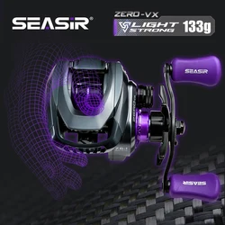 Seasir ZERO-VX 133g BFS carrete de pesca Baitcasting ultraligero 7,6:1 relación de engranaje de alta velocidad 6 + 1BB arrastre máximo 4kg agua dulce salada