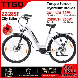 TTGO ZZ-28ST bicicleta eléctrica urbana con gran autonomía