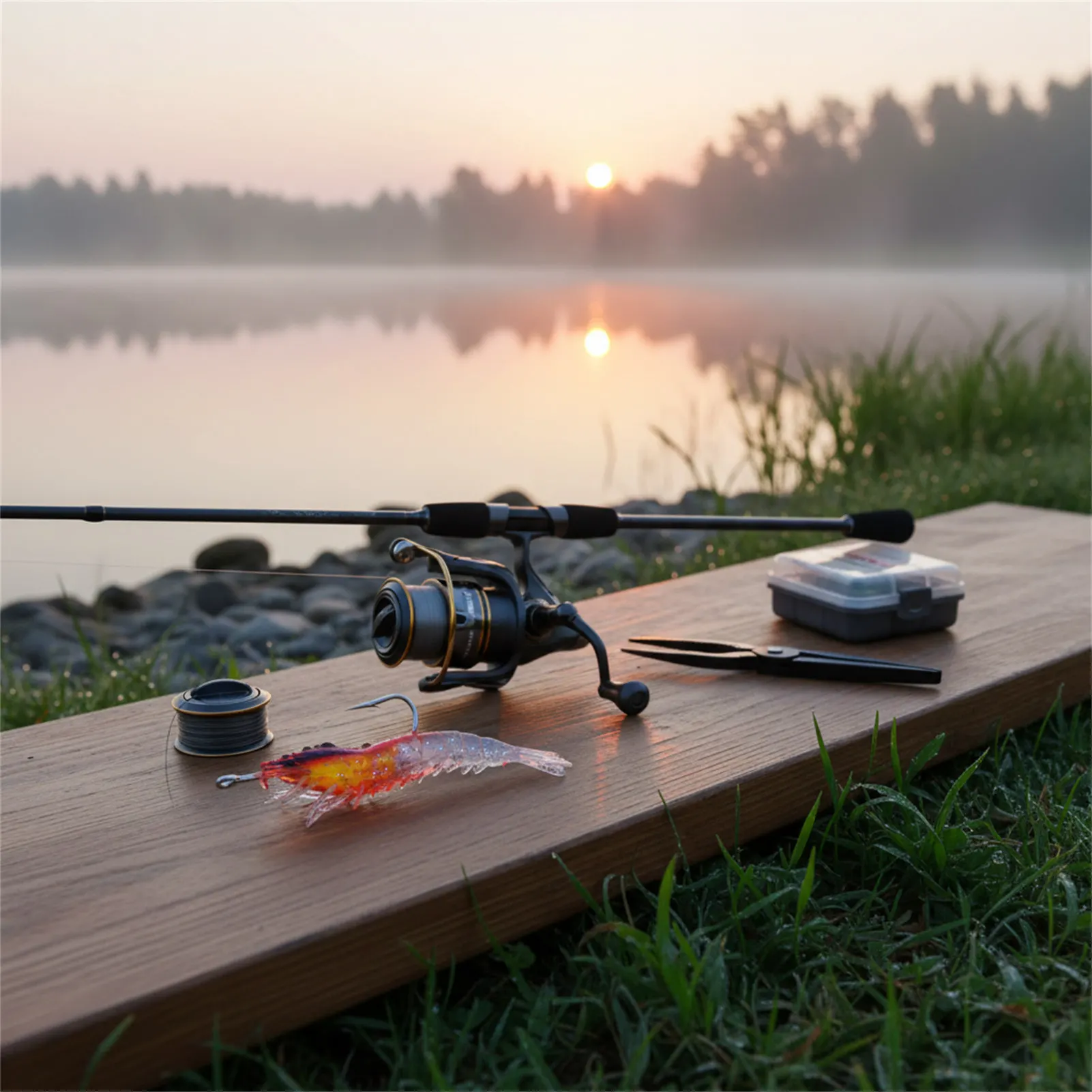 Señuelos de pesca luminosos de 6cm, cebo falso portátil de 3g de camarón simulado, pesca en hielo, cebo de camarón realista, aparejos de pesca al aire libre - imagen 2