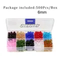 500pcs 6mm beads