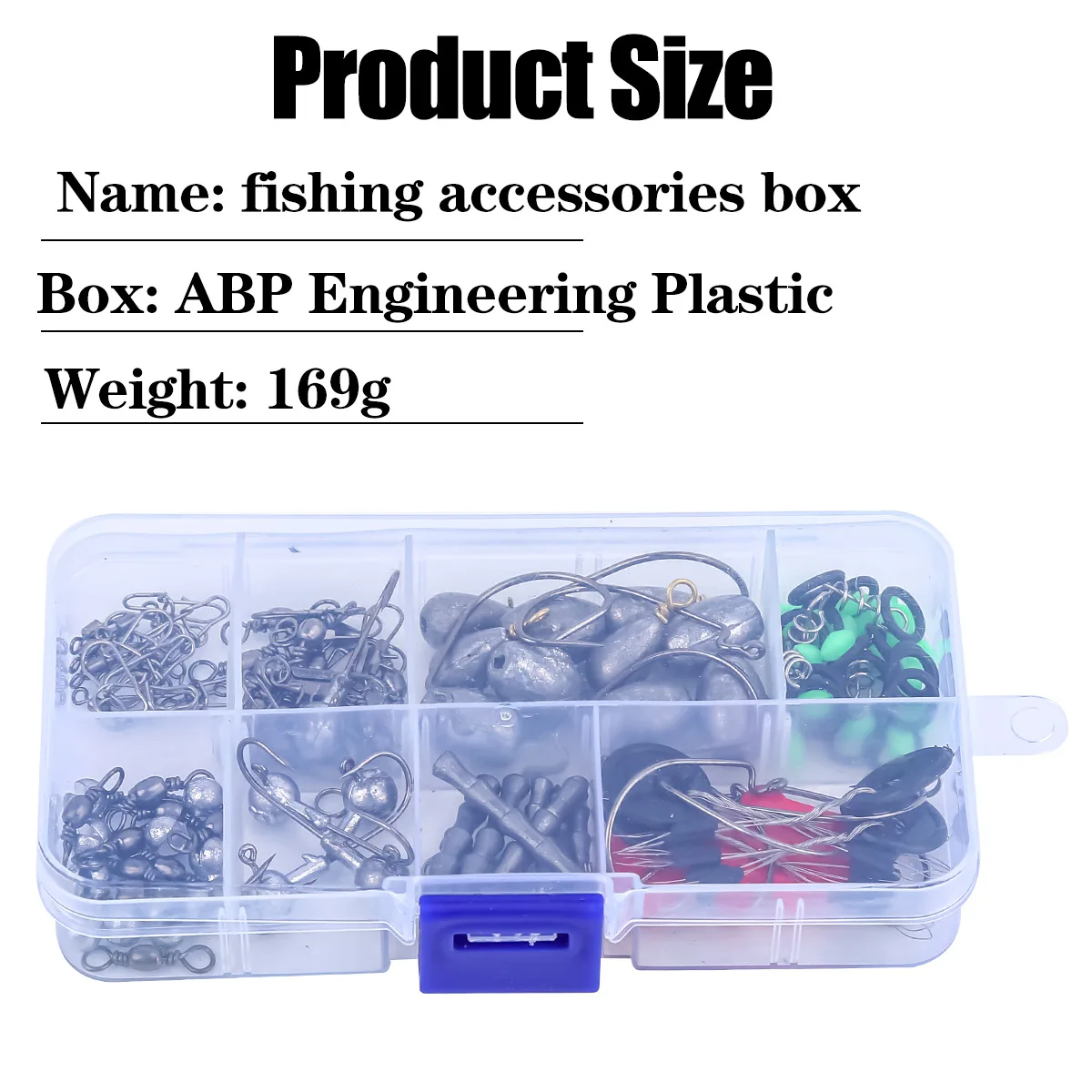 Kit de señuelos favoritos para entusiastas de la pesca, 152 Uds., con varios accesorios, anzuelos curvos, anillos a presión, pesas, equipo de pesca transfronterizo - imagen 2