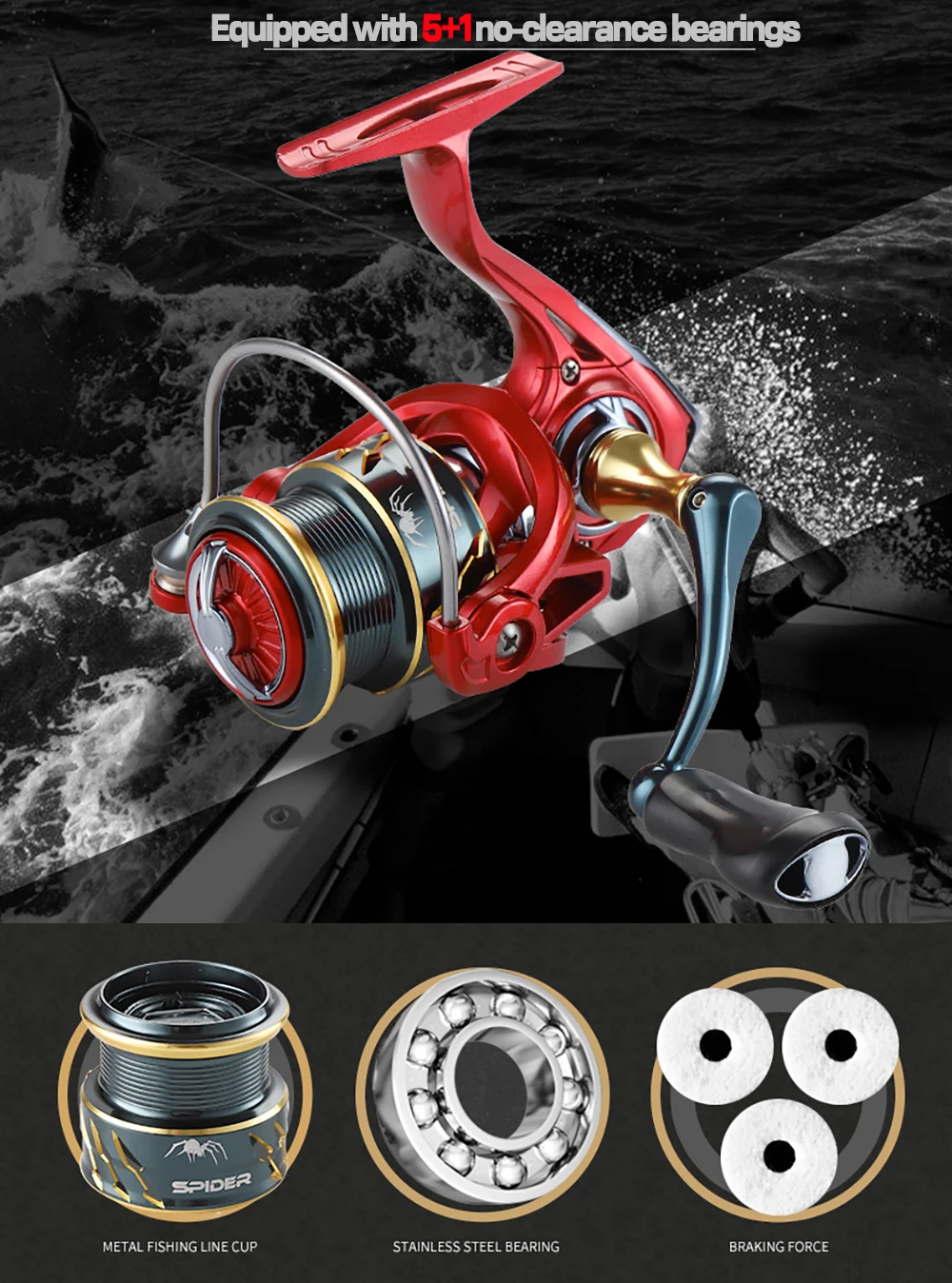 Experimente un rendimiento de pesca sin problemas con nuestro equipo avanzado