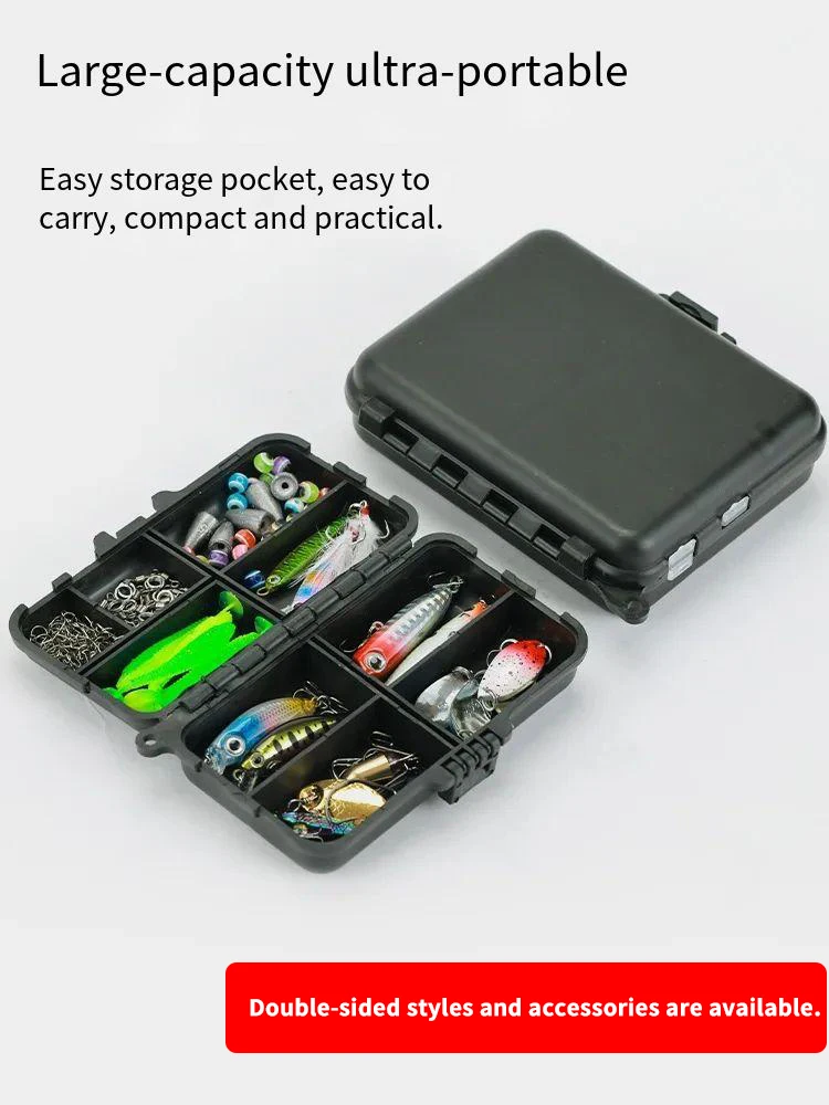 Aparejos de pesca PD, juego de 162/137 piezas, placa de hierro, lentejuelas, corredor de carretera, señuelo, cebo suave, manivelas, accesorios en caja - imagen 4