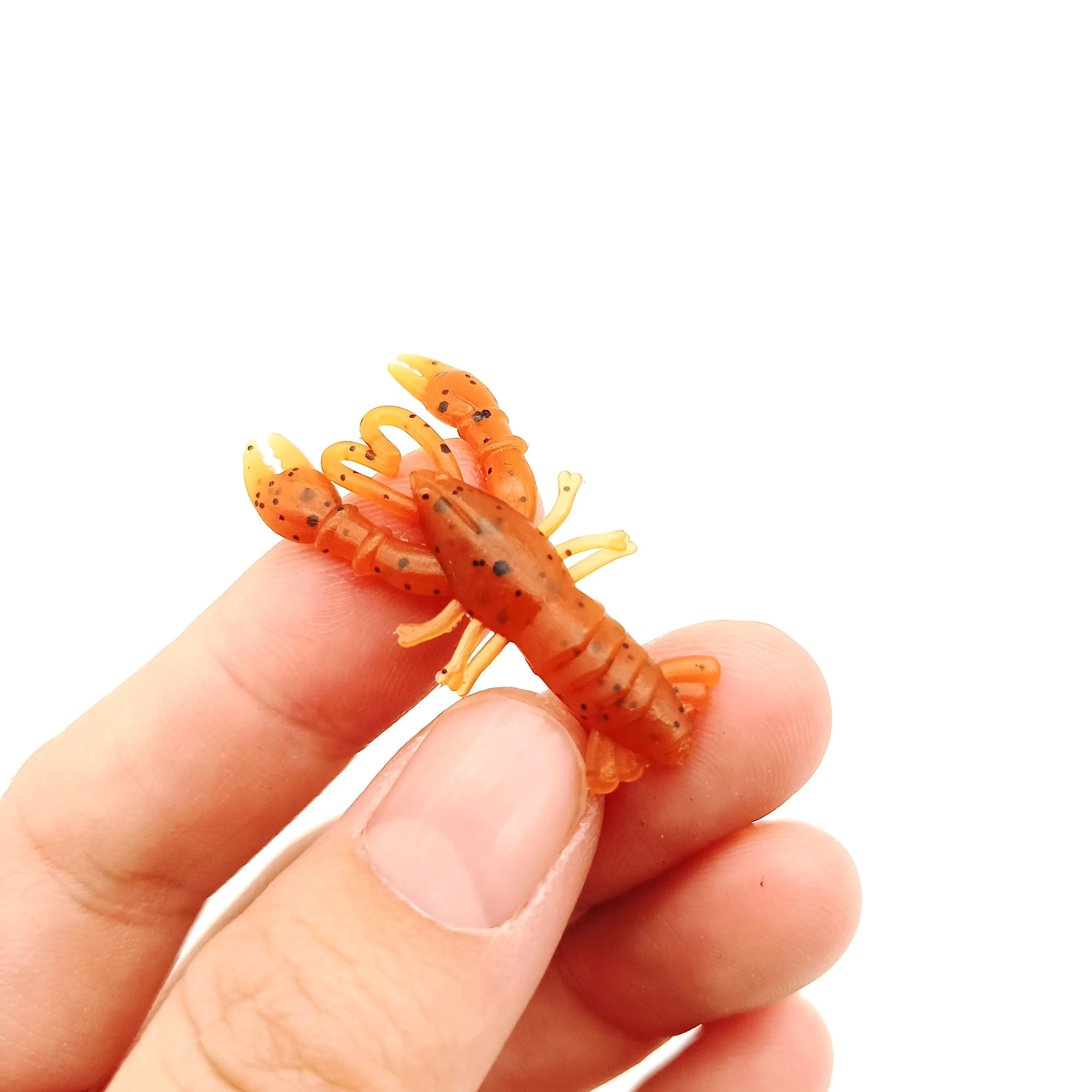 Pequeña langosta de juguete adorable para un juego imaginativo