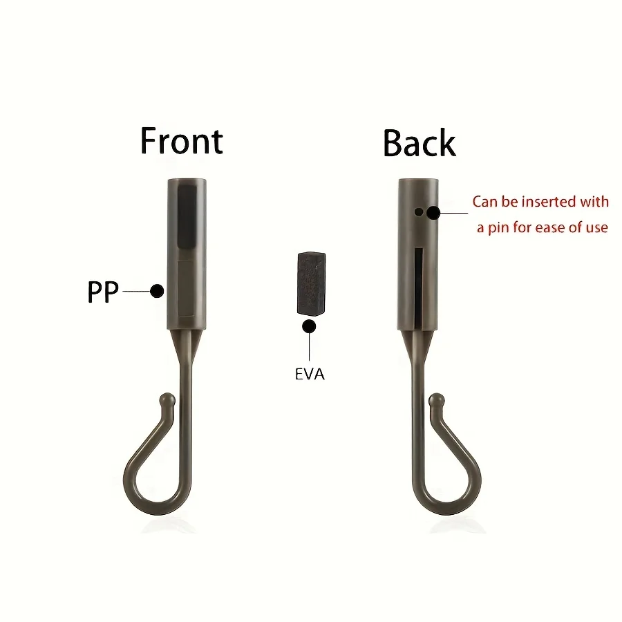 Soporte para caña pescar PP con inserto EVA – Accesorio estilo europeo - imagen 2