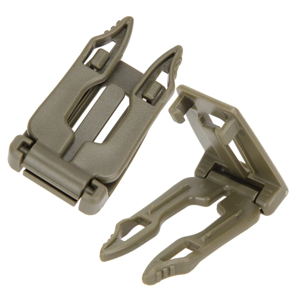 Mosquetón para mochila, hebilla táctica, correa EDC, hebillas de conexión, Clip, soporte de deslizamiento rápido, 5/2 Uds. - imagen 2