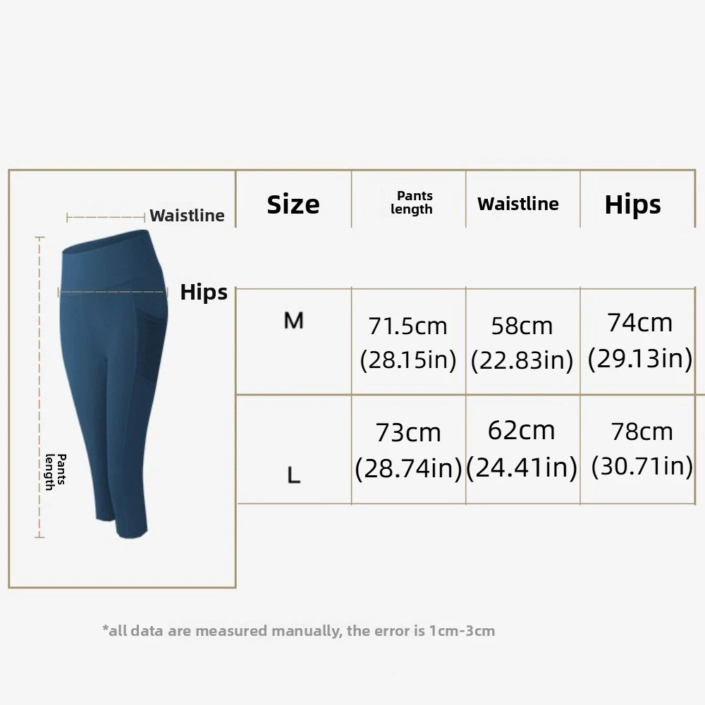 Pantalones cortos de Yoga hasta la pantorrilla para mujer, pantalones deportivos de secado rápido con bolsillo de malla, ropa deportiva, mallas deportivas de cintura alta para mujer - imagen 5