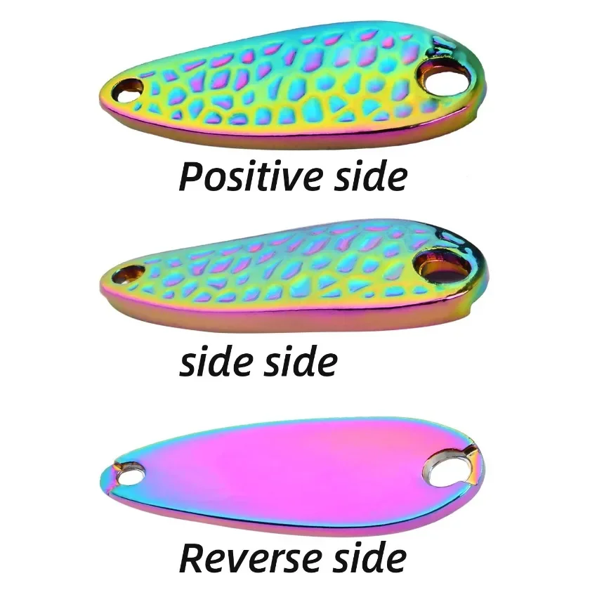 Cuchara giratoria de Metal para Pesca, cebo de Metal de 10 piezas, 2,5g-20g, con lentejuelas, Crankbait, cebos para lubina, trucha, perca, Lucio - imagen 3