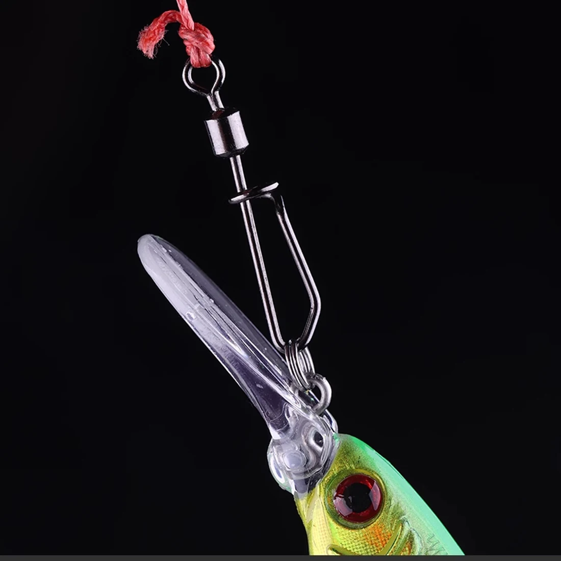 FishTrip pesca Snap giratorio 10 ~ 100 Uds enlace encubierto Lok giratorios señuelos conexión Snap para aparejos de helicópteros y Clip de plomo - imagen 5