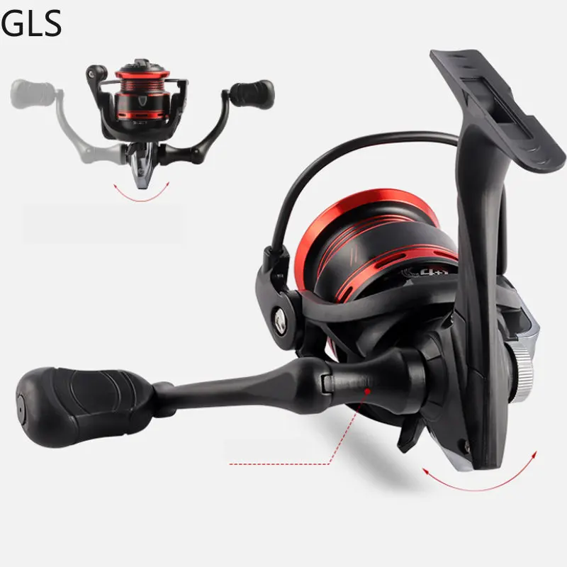 GLS-carrete de pesca duradero, rueda giratoria ultraligera de 5kg, 5,2: 1, para agua salada y agua dulce - imagen 3
