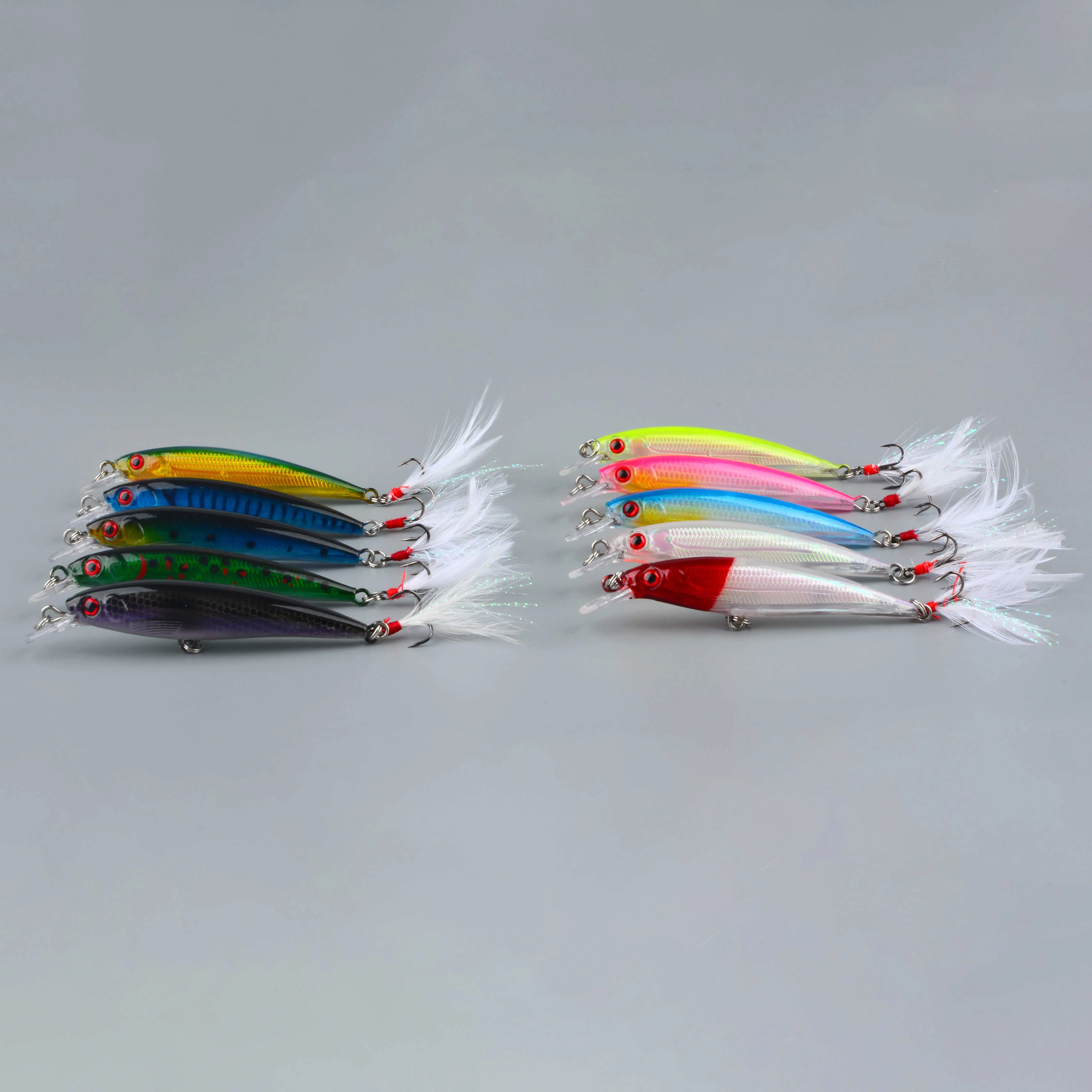Minnow Wobbler Swimbait Hundimiento Rápido Trucha Lucio Carpa - imagen 5