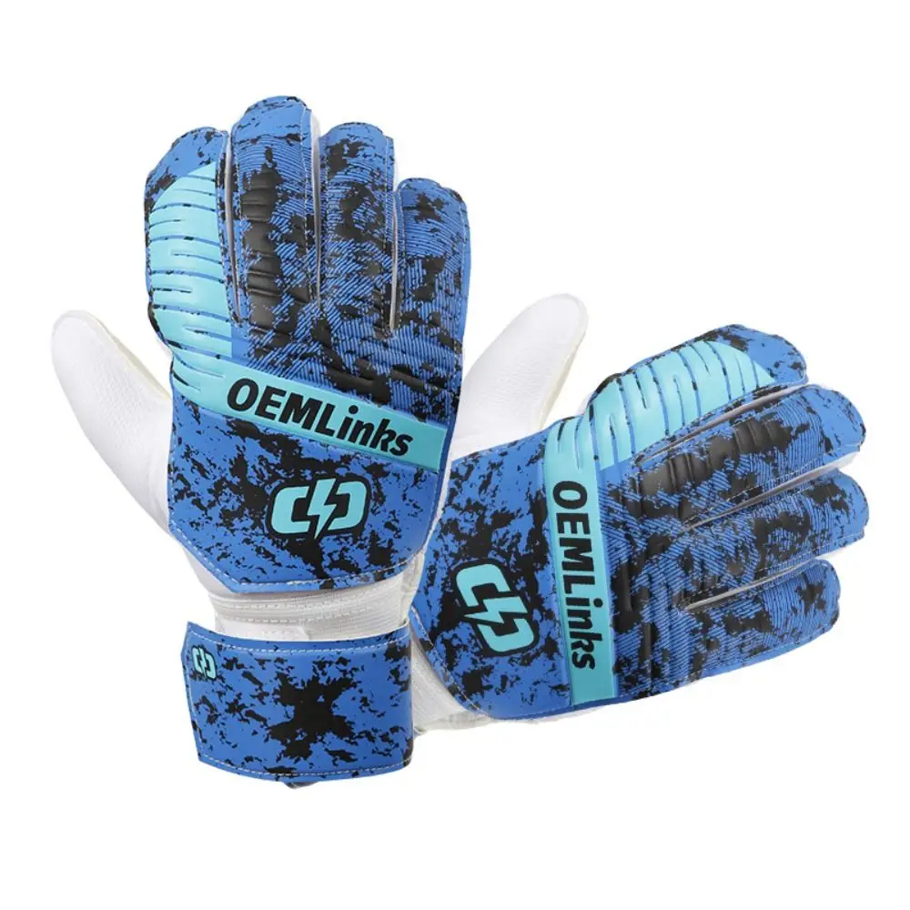 Guantes de fútbol resistentes al desgaste para niños, látex, antideslizantes, guantes de entrenamiento de portero, 6-10 excelentes guantes de entrenamiento de fútbol - imagen 2