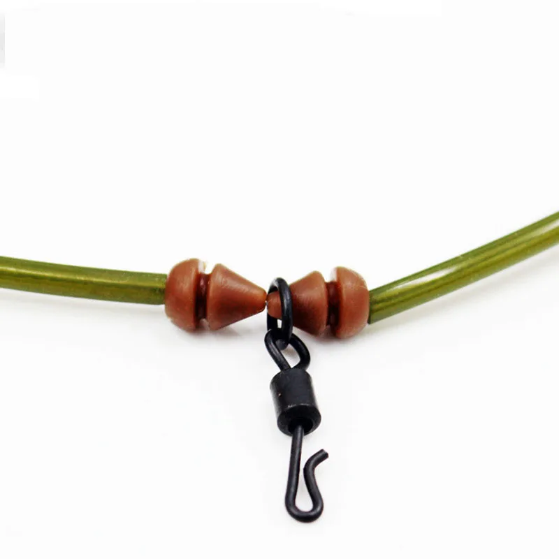 1000 Uds. Cuentas de calabaza marrón con forma de cebo, cuentas de parada, equipo de pesca de carpa, caña de mar, juego de pesca de lanzamiento, accesorios de aparejos de pesca - imagen 4