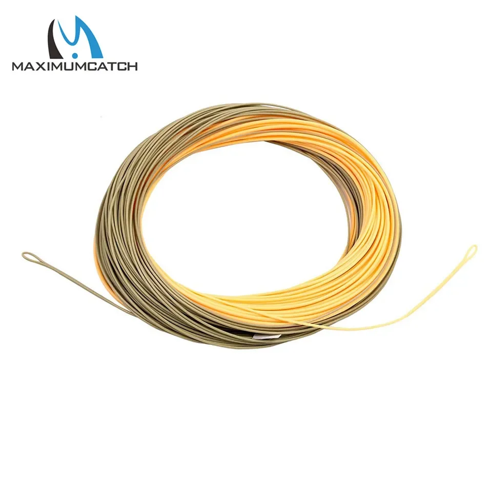 MAXIMUMCATCH sedal Spey una mano con bucles soldados camuflaje