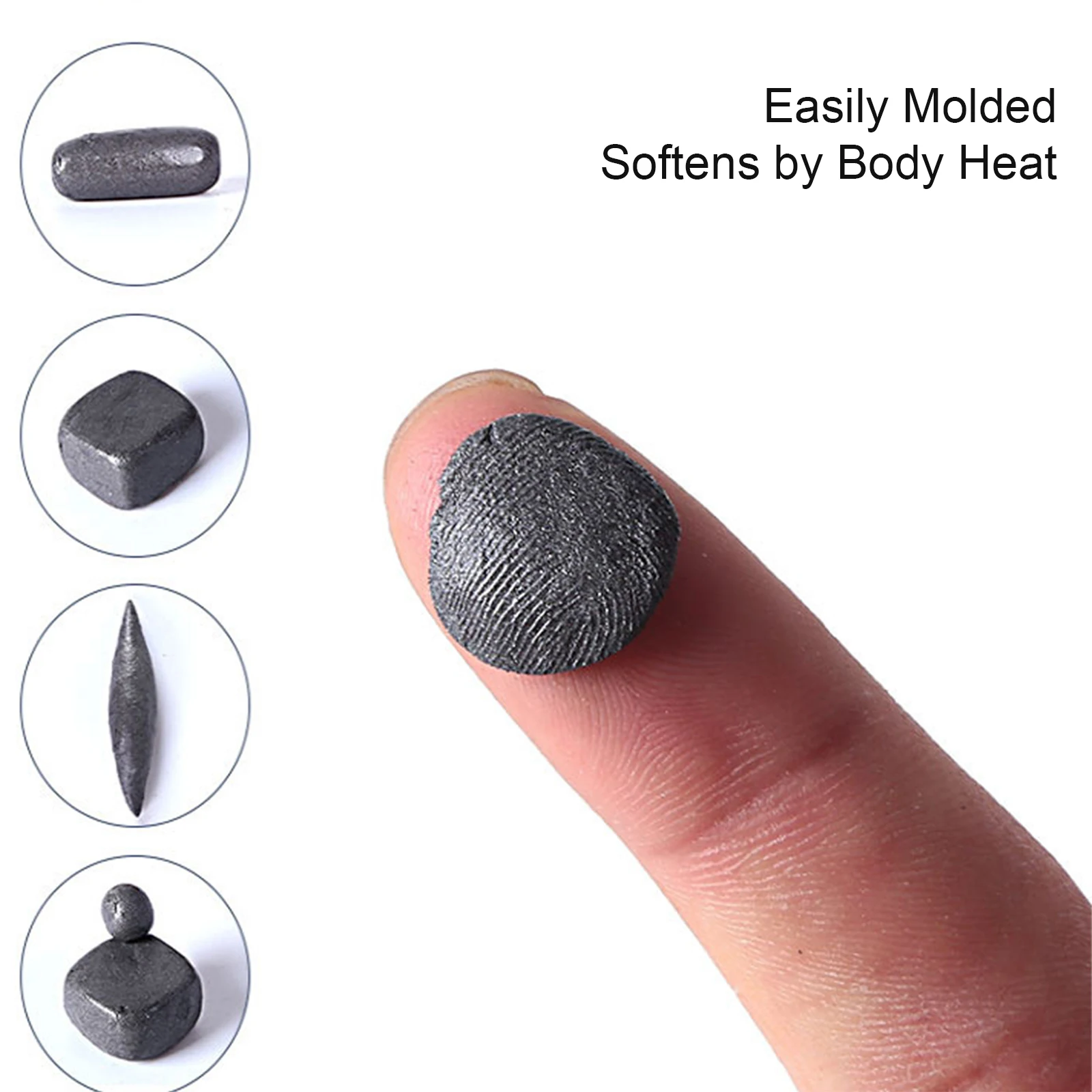 Plataforma de perforación de tungsteno de 30g, aparejo de carpa de masilla, Terminal de aparejos, plomada de peso para Chod Rig, Texas Rig, Drop Shot Rig, negro - imagen 2