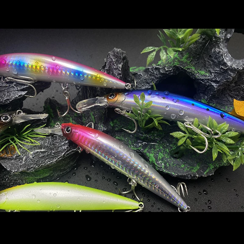 Señuelo Minnow de hundimiento 37g 110mm para lucio, swimbait - imagen 4
